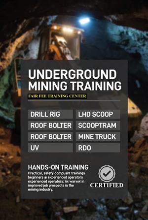 Hand Held Rock Drill Operator & Winch Operator School