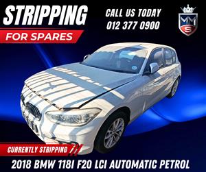 2018 BMW 118i F20 LCI Now stripping for spares