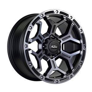 17″ A-Line Outlaw 6/139 Satin Black Smoked Tint Alloy Wheels