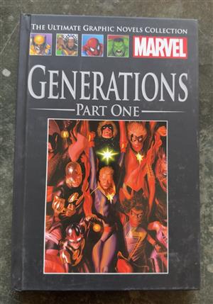 Marvel Generations, part one, Hard cover Graphic Novel ZAR200