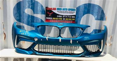BMW F87 2 series front bumper with pdc holes (restored) (2020)