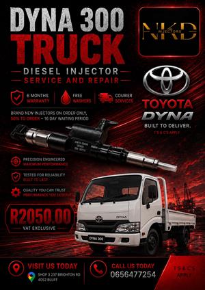 Service_your_Toyota_Dyna_300_truck_Diesel_Injectors_NKD