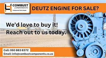 We sell and buy Deutz Engines