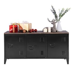 Popstruct/Metal Storage Cabinet/Tv Stand with MDF 