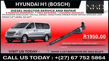 Hyundai H1 Bosch Diesel Injectors on recondition