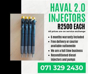 HAVAL 2.0 INJECTORS FOR SALE WITH WARRANTY INCLUDED 