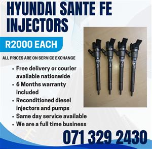 HYUNDAI SANTA FE 2.2 INJECTORS FOR SALE WITH WARRANTY 
