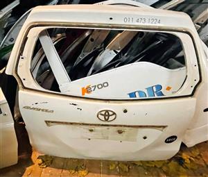 Toyota Avanza tailgate