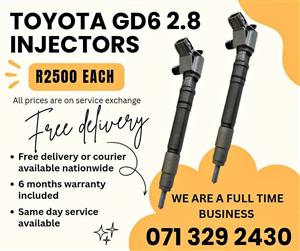 TOYOTA GD6 2.4 INJECTORS FOR SALE WITH WARRANTY
