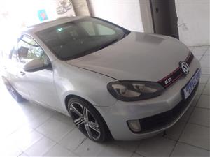 2012 VW GOLF 6 GTI 2.0 MANUAL  PETROL SILVER  COLOR LEATHER SUNROOF 90.000KM
