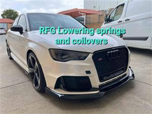 Audi A3 hatchback 2014-2015 front bumper and diffuser