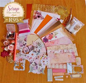 VINTAGE FLOWER SCRAP KITS 
