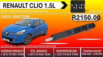 Renault Clio 1.5L Diesel Injectors 