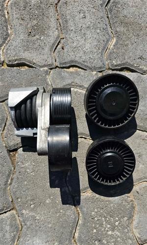 Bmw N54 335i V belt Tensioner and Rollers (Original BMW Parts)