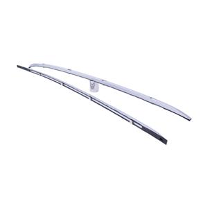 Universal Curved Design Roof Rails (clips onto existing track) - Silver