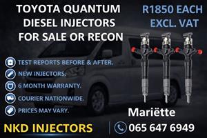 Diesel Injectors Toyota Quantum 