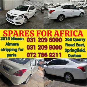 2015 Nissan Almera 1.5 HR15 stripping for parts 