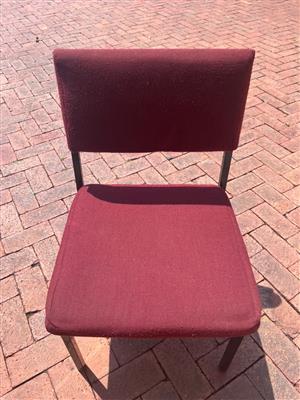 Sturdy Burgundy Office Chairs