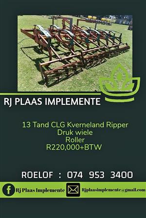 Kverneland CLG 13 tand ripper
