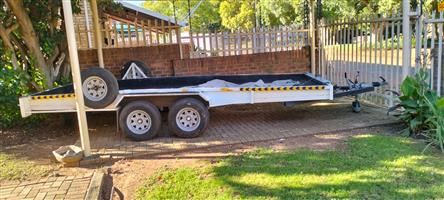 6m Heavy Duty Tandem Axle Car / Machinery Trailer – Tilt Bed – Licensed