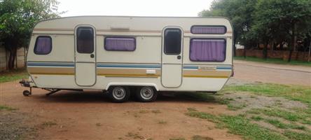 Sprite Sunway 1984 ‎Groot ruim Woonwa ‎Baie kaste ‎Dubbel deur ‎Badkamer ‎Porta ‎Rally tent ‎