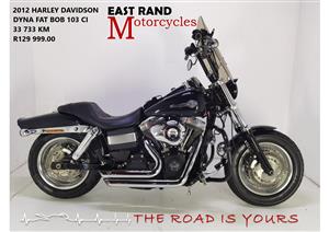 2012 Harley Davidson Fat Bob 103 Ci (Finance Available)