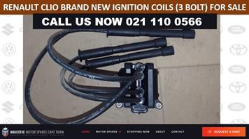 RENAULT CLIO BRAND NEW IGNITION COILS (3 BOLT) FOR SALE