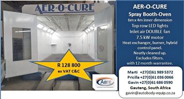 Aer-O-Cure Spray Booth Oven