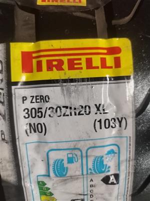 12 x Pirelli 305/30R20 Tyres 