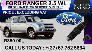 Ford Ranger 2.5 WL Diesel Injectors on Recondition