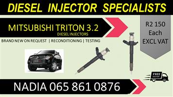 MITSUBISHI TRITON 3.2 DIESEL INJECTORS FOR SALE - RECONDITIONED