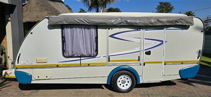 2017 Sprite Swing met aircon en movers