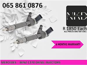 MERCEDES BENZ C270 DIESEL INJECTORS FOR SALE OR RECON WITH WARRANTY