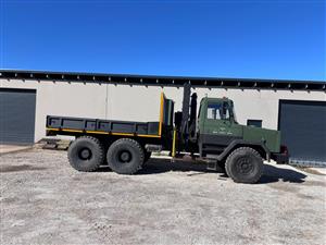 Fully refurbished SAMIL 120 6x6 dropside with Palfinger Crane for sale