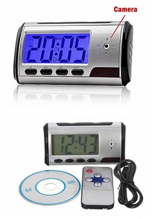 Spy Camera Clock, Remote Controlled Multi-Function DVR. Brand New Products.