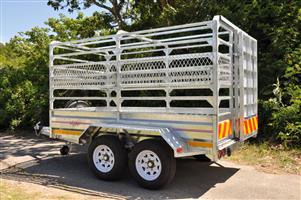 Newly built double axel cattle/livestock trailer for sale