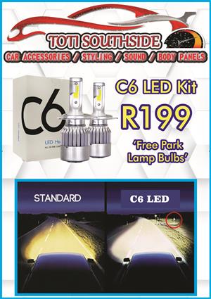 C6 LED Headlamp Kit