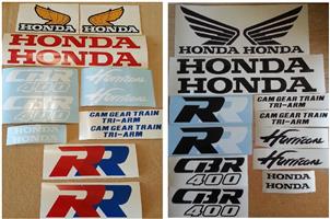 Stickers decals graphics kits for a 1988 CBR 400RR / NC23 Hurricane model motorcycle