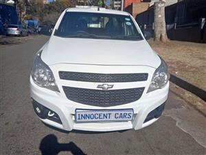 USED 2018 CHEVROLET UTILITY BAKKIE 1.4 ENGINE PETROL, MANUAL, WHITE COLOR