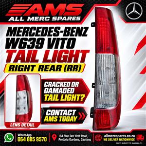 Mercedes W639 Vito right rear (RR) tail light 