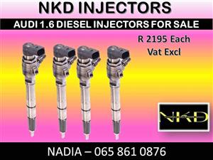 Audi 1.6 diesel injectors for sale or recon.