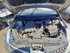 2007 nissan tiida complete engine