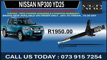 Nissan Np300 yd25 Diesel Injectors