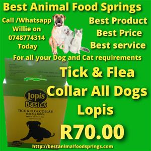 Lopis Basics Tick and Flea Collar for All Dogs