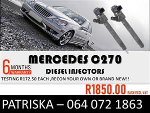 INJECTORS FOR MERCEDES C270 FOR SALE