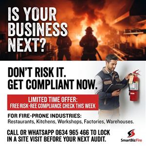 FREE Fire Compliance Check Limited Slots This Week!