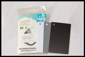 JJC 3-in-1 Digital Grey Card Set