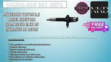 Mitsubishi Triton 2.5 diesel injectors for sale