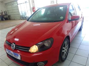 2013 VW GolfVi  1.4 TSi Highline Manual Red color 89000km 