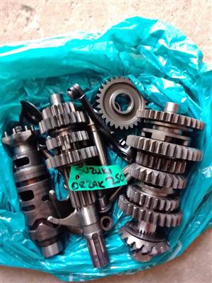 Suzuki Ozark 250 gearbox. Meyerton bike scrapyard new and secondhand spares.